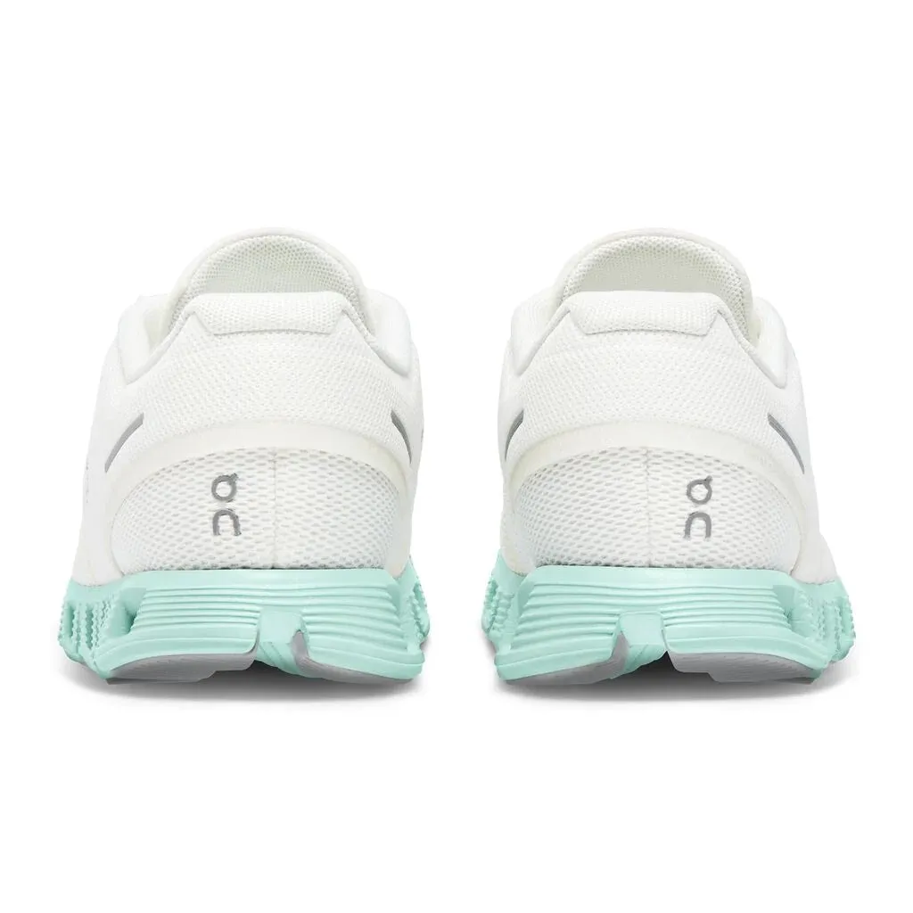 'On Running' Women's Cloud 5 - Undyed White / Creek