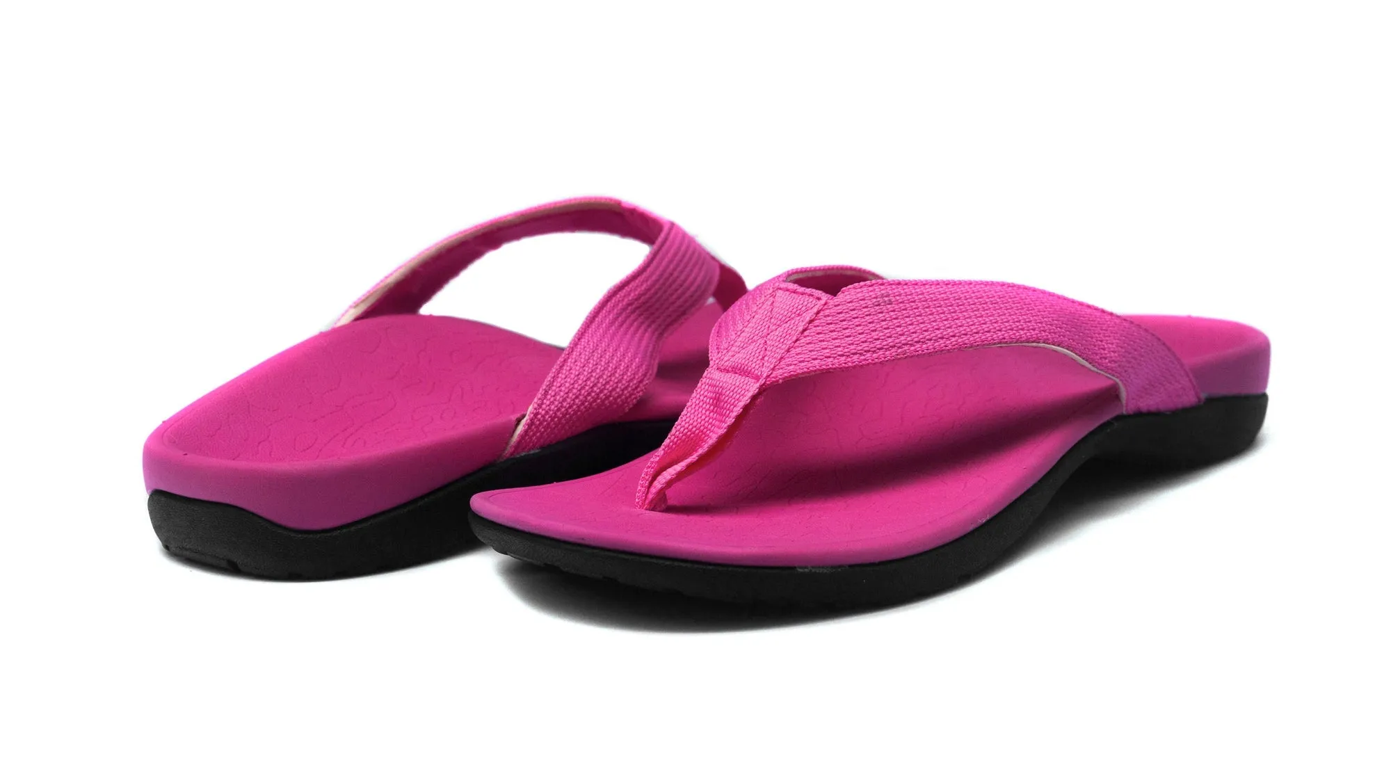 Premium Orthotic Flip Flops Navy and Pink Colour