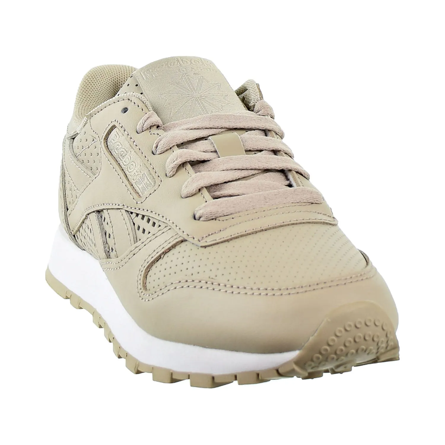 Reebok Classic Leather Women's Shoes Light Sand/White