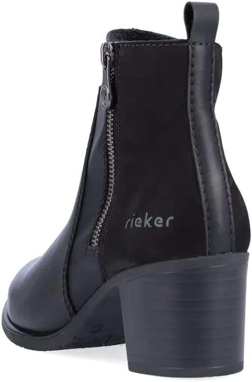 Rieker Ines 51 Y2051-00 Womens Comfort Shoes in Classic Black