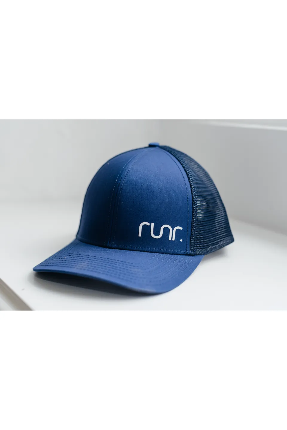 Runr Navy Retro Trucker Hat