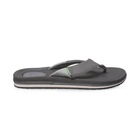 Sanuk Beer Cozy 3 Primo Charcoal Flip Flops - Men's