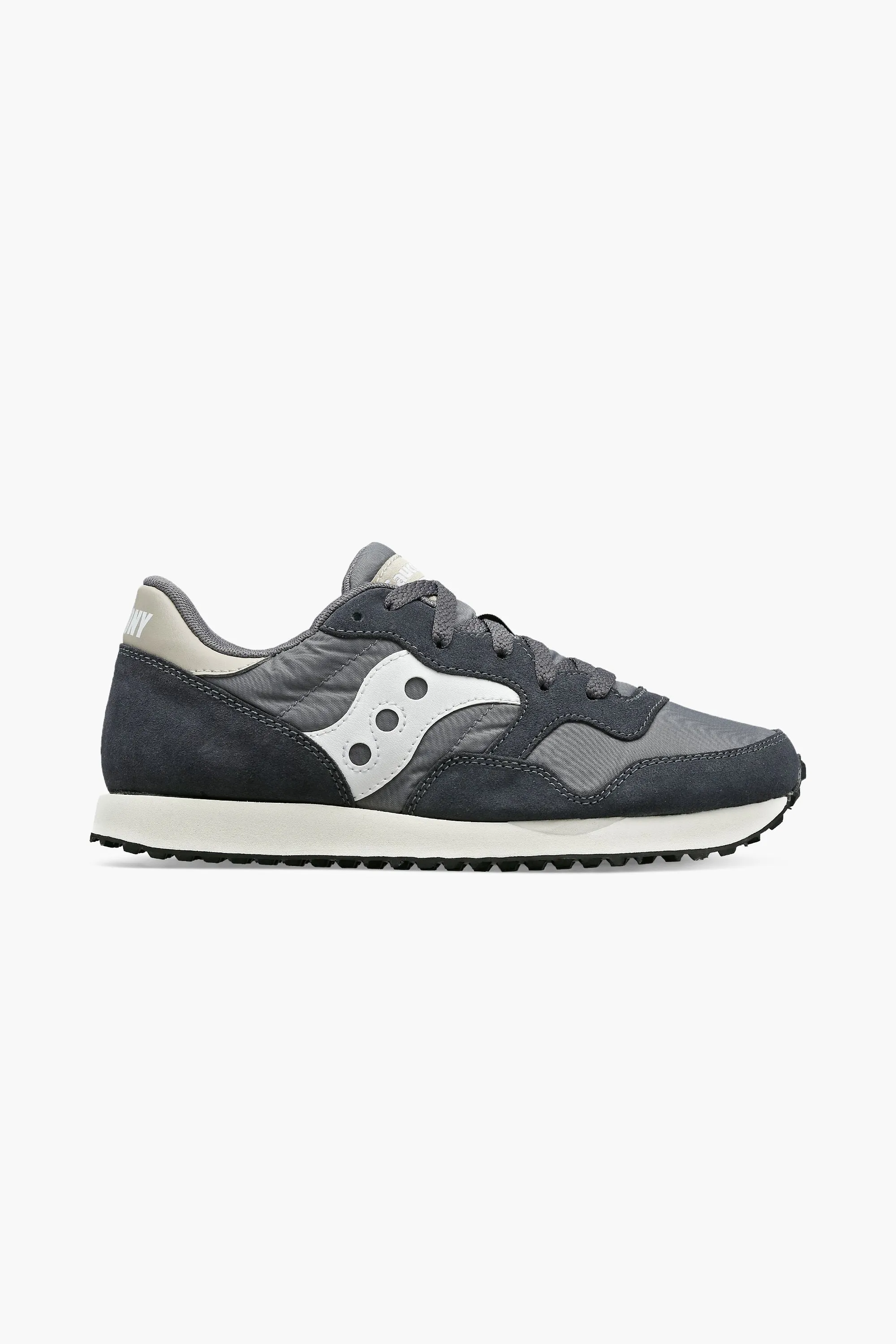 Saucony Women's DXN Trainer in Dark Grey/Beige