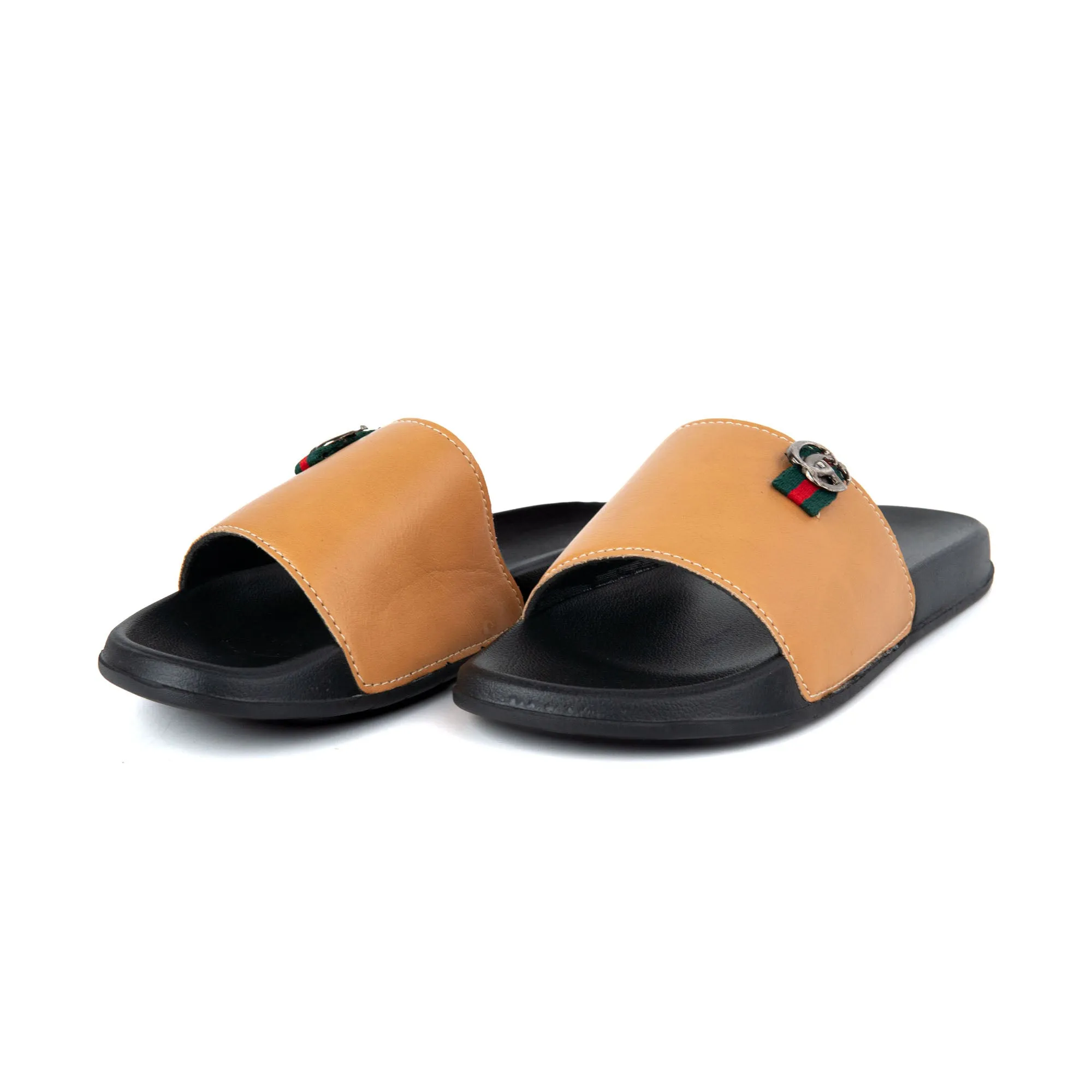 Side Styled Comfy Slides