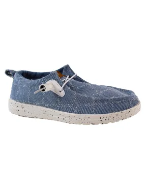 Simply Southern Blue Denim Slip-On Shoes - Casual Comfort with a Stylish Edge