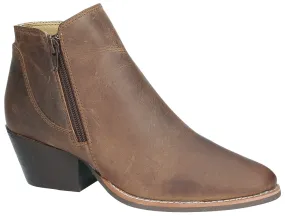 'Smoky Mountain' Women's Luna Western Square Toe - Brown Oil Distress