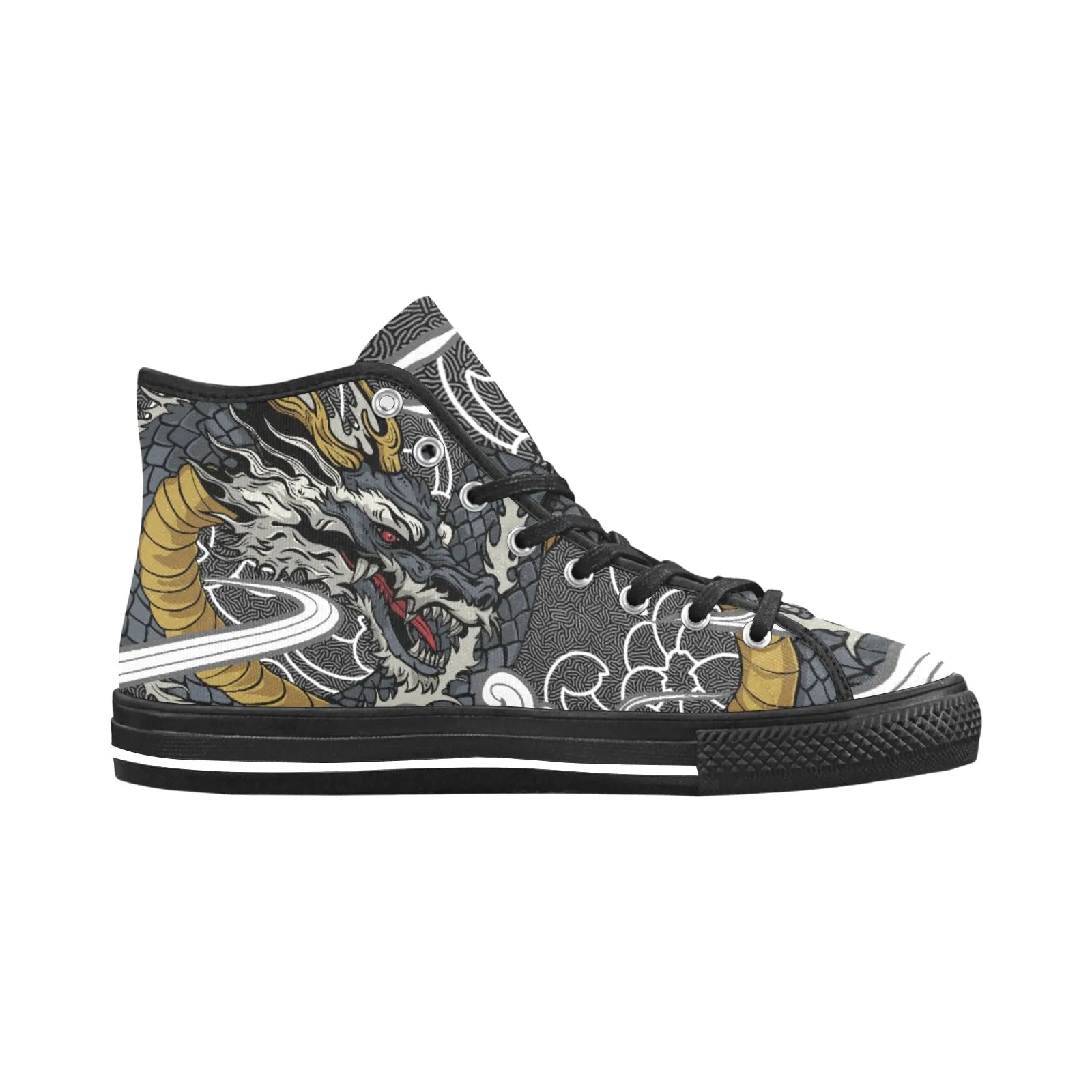 The Dragon High Top Canvas Shoes