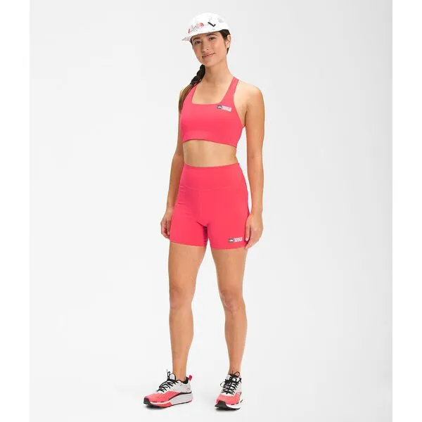 The North Face Movmynt 5" Tight Shorts (Women's) Brilliant Coral