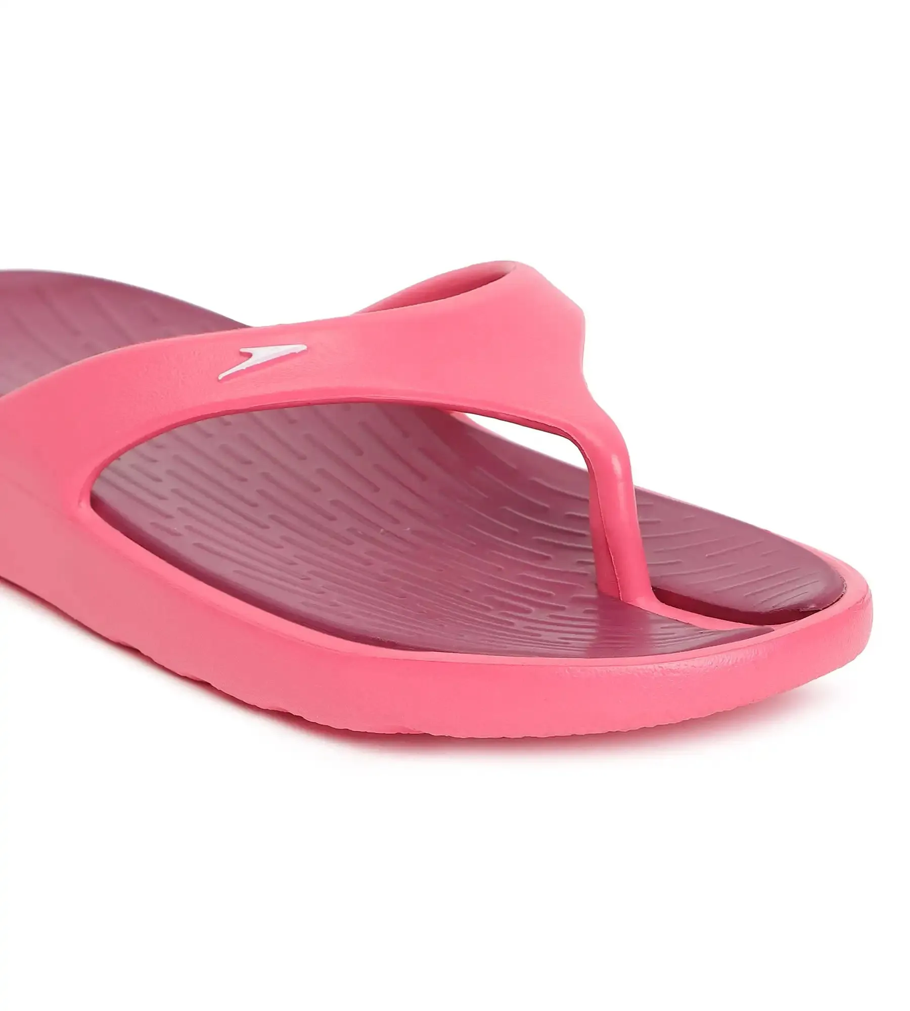 Women's Dual Colour Flip Flops - Deep Plum & Cinder Rose