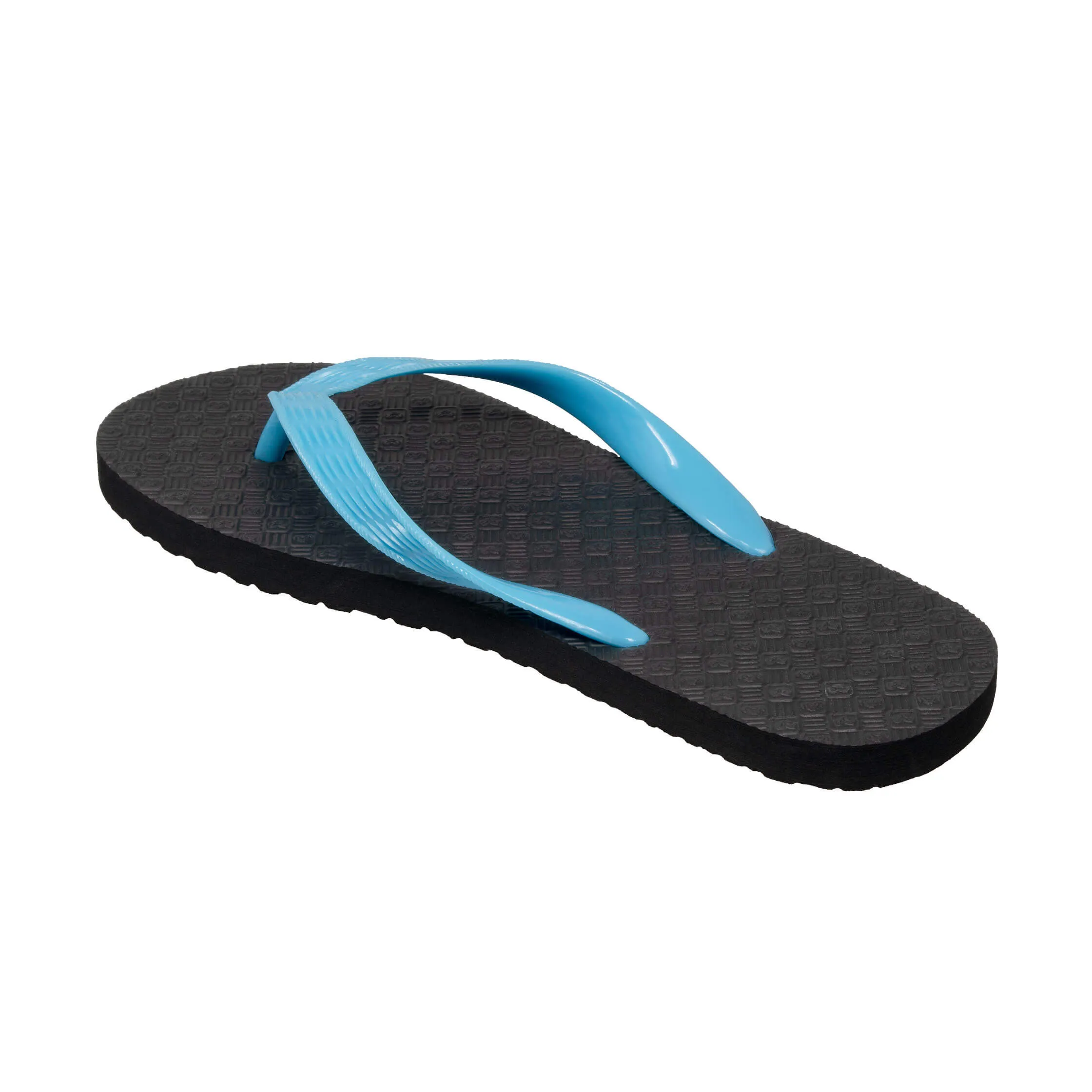 Women's Solid Aqua Strap Slippah